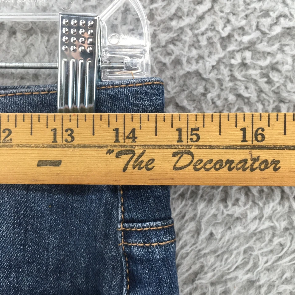 Кукольный домик мини джинсовая юбка женщин 5 синий Jean хлопковая смесь искусственно состаренный разорванный - Изображение 4 из 4