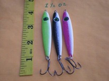24 PCS MINNOW SPOON JIG/LURE BAIT 1-1/2 OZ CHART-BLACK-PINK/WHITE/HOOK 8ea COLOR