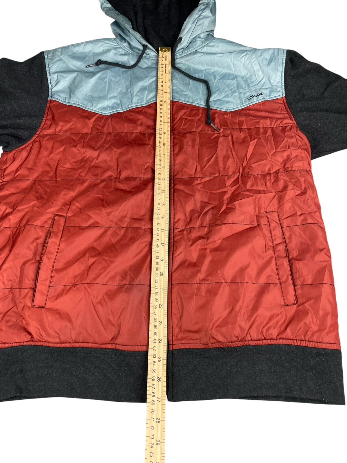 Volcom Jacket Windbreaker Men Large Colorblock Qu… - image 22