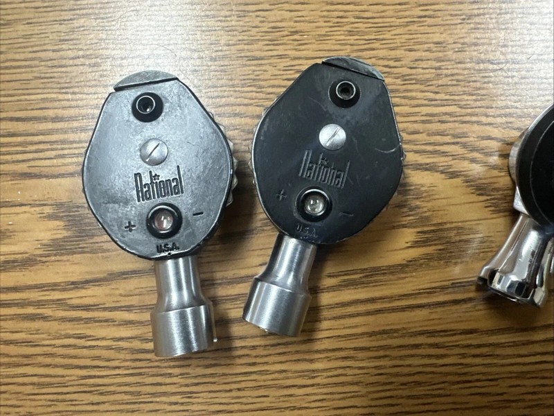 Vintage Statham National Otoscope And Ophthalmoscope Diagnostic Heads Working