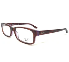 Ray-Ban Eyeglasses Frames RB5187 2442 Brown Tortoise Clear Purple 52-16-140