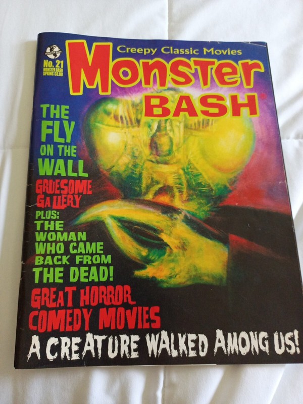"MONSTER bash " MAGAZINE NO.21 2014 "THE FLY" "CREATURE BLACK LAGOON" FAMOUS 