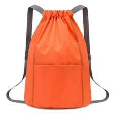 Foldable Sports Bag Backpack Waterproof Oxford Drawstring Back Pack Yoga Bag