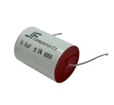 JFcomponents 6.8uF 400V MKP Metallized Poly Capacitor for crossover.