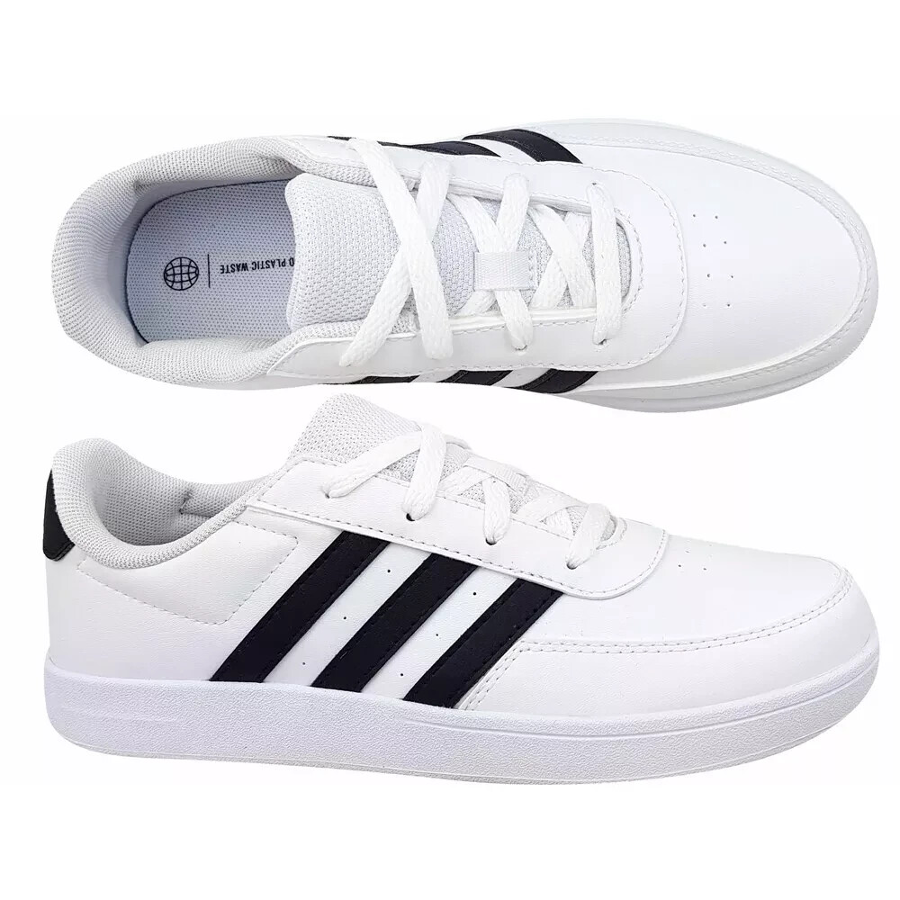 Kids Adidas Breaknet 2.0 K Tennis Shoes HP8956 Color White/Black