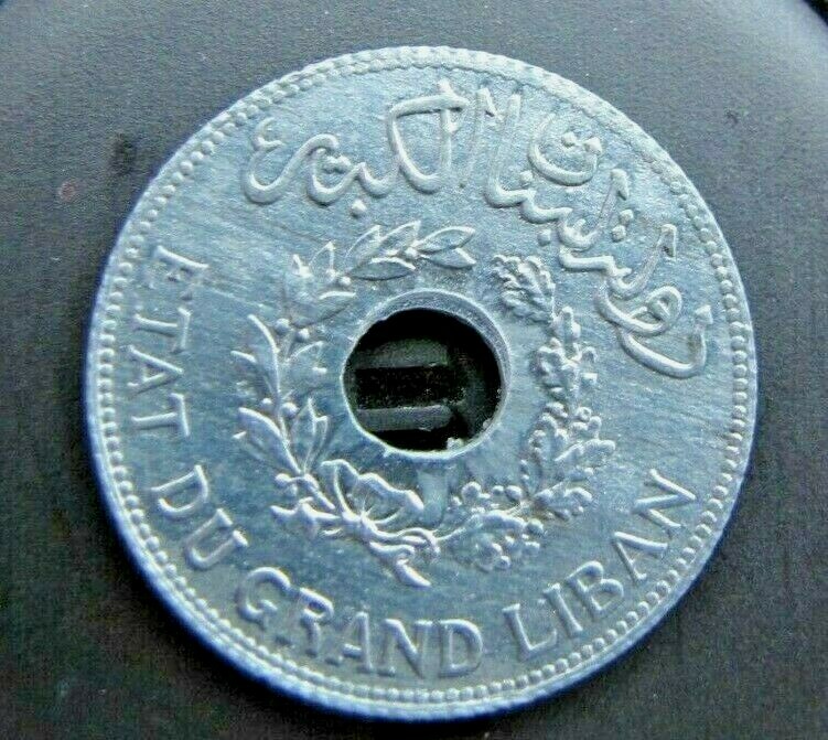 Lebanon KM3a One Piastre 1940 zinc, nice lustrous UNC. | eBay