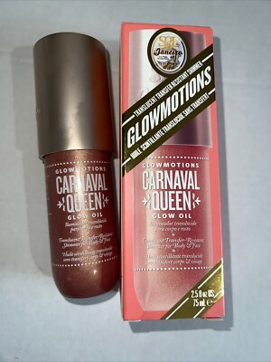 Sol de janeiro glowmotions Carnival Queen Carnaval Glow Oil Dewy Pink NIB 2.5 OZ