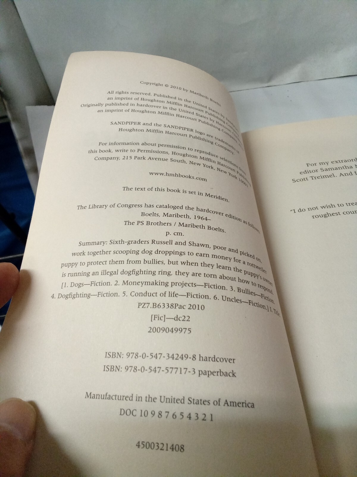 The PS Brothers - Paperback By Boelts, Maribeth - GOOD