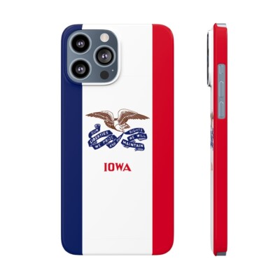 Iowa State Flag Super Slim Phone Case