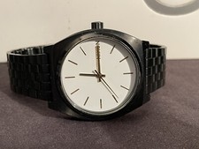 Nixon The Time Teller Black/White/Gold