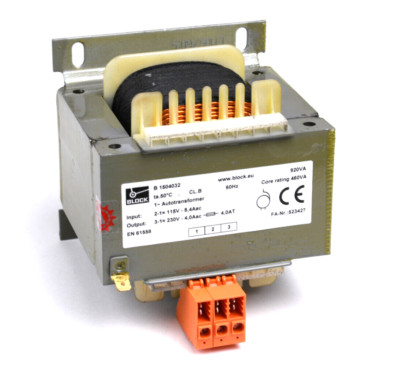 Block B 1504032 Stromversorgung Netzgerät 523427 max. 920V Transformator