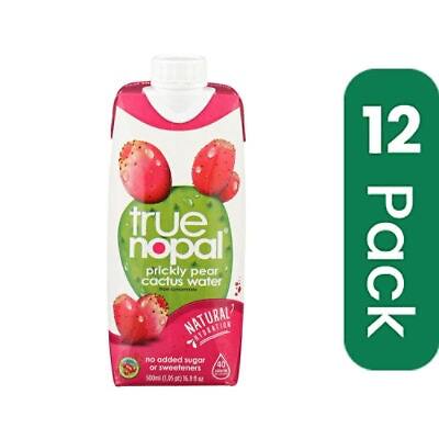 Agua de cactus True Nopal - tuna 16,9 fl oz (paquete de 12) - Imagen 1 de 3