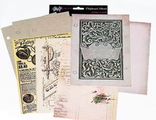 Glitz Design, Pretty in Pink, Chipboard Album, Junk Journal, Covers, Ephemera