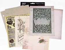 Glitz Design, Pretty in Pink, Chipboard Album, Junk Journal, Covers, Ephemera