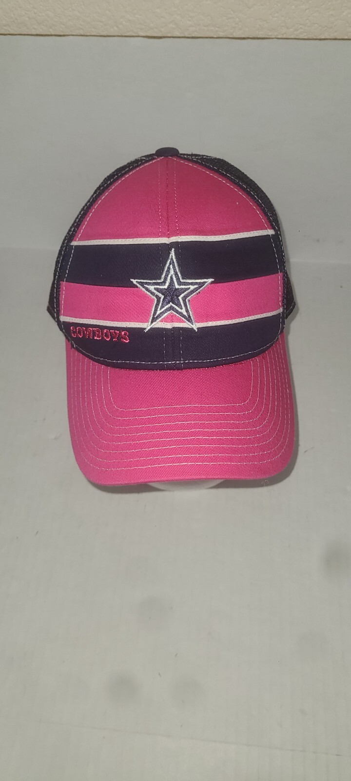 Dallas Cowboys On Field Womens/Youth Hat Adjustable Snapback Mesh Trucker Blue &