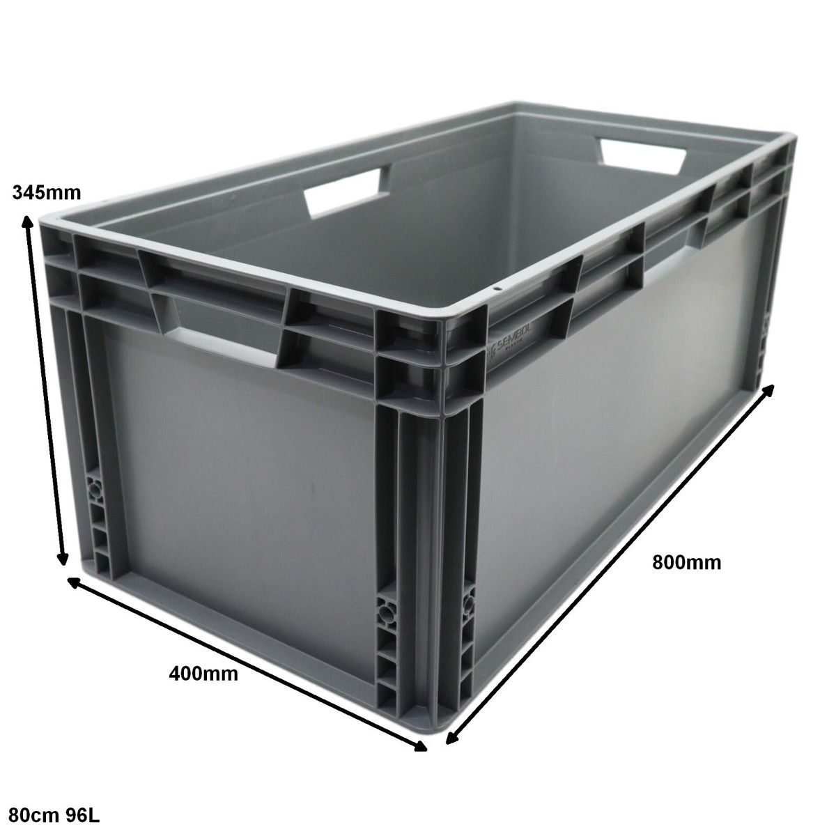 Heavy Duty Industrial Extra Large XL 800x400mm Euro Stacking Box