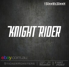KNIGHT RIDER TRANS AM PONTIAC Sticker Decal Vinyl 200mmW Tv Series 80's Quality.