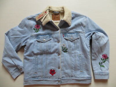 Damen Jeansjacke Jeansjacke Mit Fell Winter Gefütterte Jeansjacke