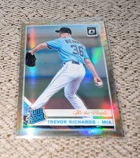 2019 TREVOR RICHARDS DONRUSS OPTIC RATED ROOKIE WE THE PEOPLE /76 (MARLINS)