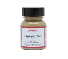 Angelus Acrylic Leather Paint Water Resistant  Capezio Tan  - 1 Fl.OZ 