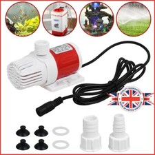 Submersible Pump DC 12V 1100L/H Water Pump Fountain Garden Fish Pond Aquarium UK