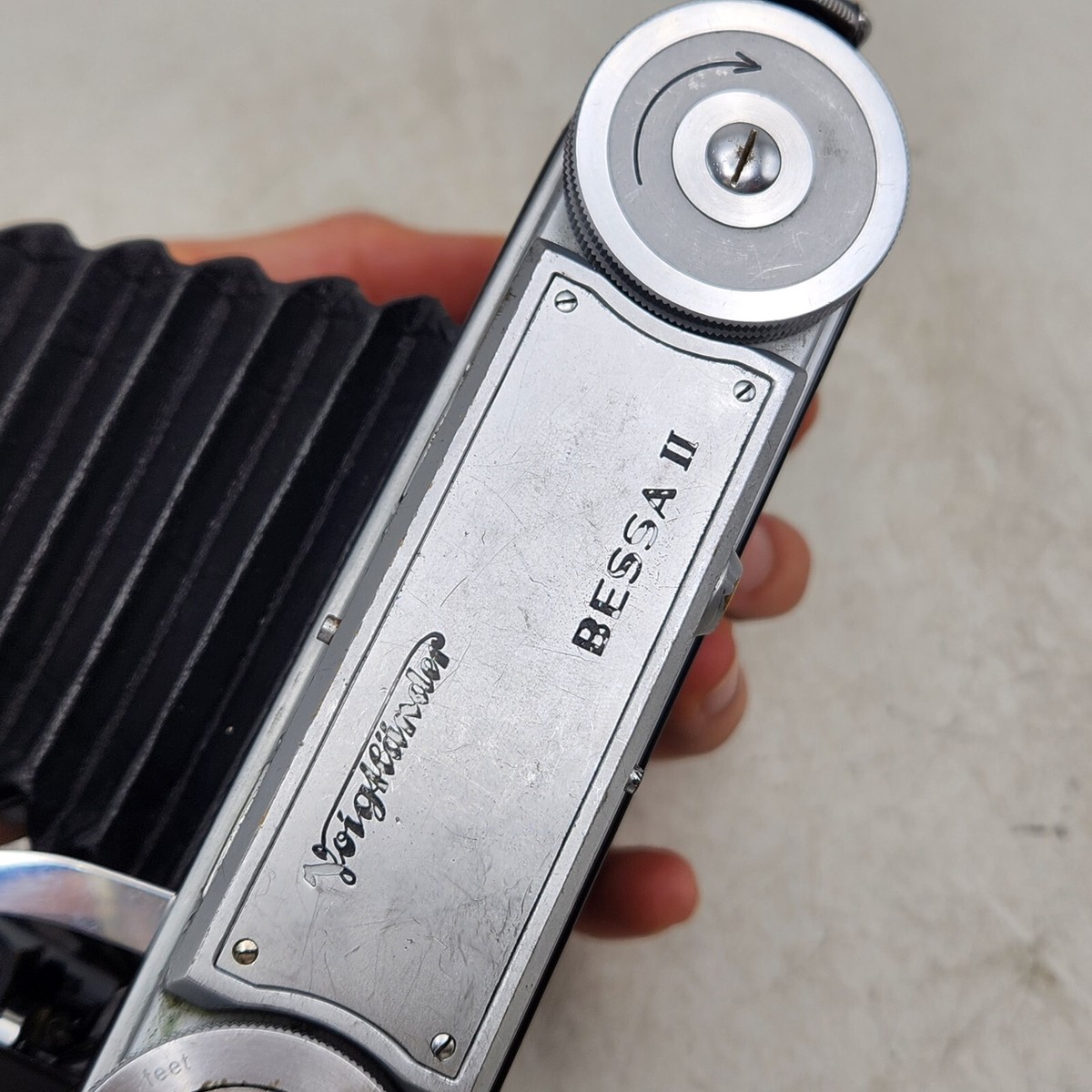 Voigtlander Bessa II 120 Film Rangefinder Camera w/ Color Heliar