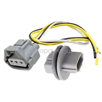 DSkoiph 1 Pair Turn Signal Light Socket Assembly Compatible With Toyota Camry Corolla Sequoia Tacoma 9007560060 90075-60060
