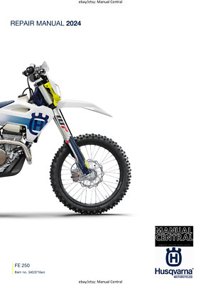 HUSQVARNA 2024 - FE 250 - WERKSTATTSERVICE REPARATURHANDBUCH