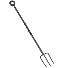 Manor Toast Fork 500mm 20'' Robust Wrought Iron Black Fire Side