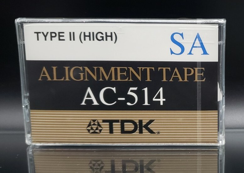TDK AC 514 (SA) Audio Alignment Tape Type II High Position Made in