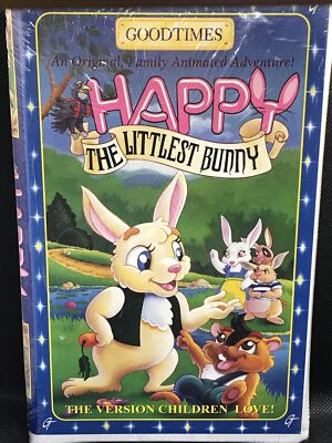 New & Sealed Happy The Littlest Bunny VHS Tape Goodtimes