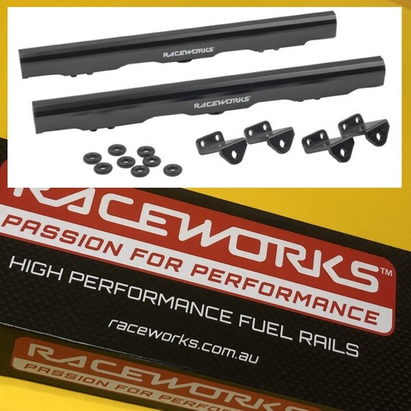 Raceworks ALY-032BK Fuel rails for HSV VE 7.0L LS7 Billet Aluminium ...