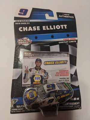 2019 Nascar Authentics 1/64 Raced Version Gander Outdoors 400 Winner Chase...