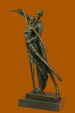 Handcrafted Detailed Abstract Modern Art Deco Gorgeous Ballerina by Vitaleh Sale