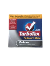 TurboTax Deluxe Deduction Maximizer Federal+State Tax Year 2006 Full Version