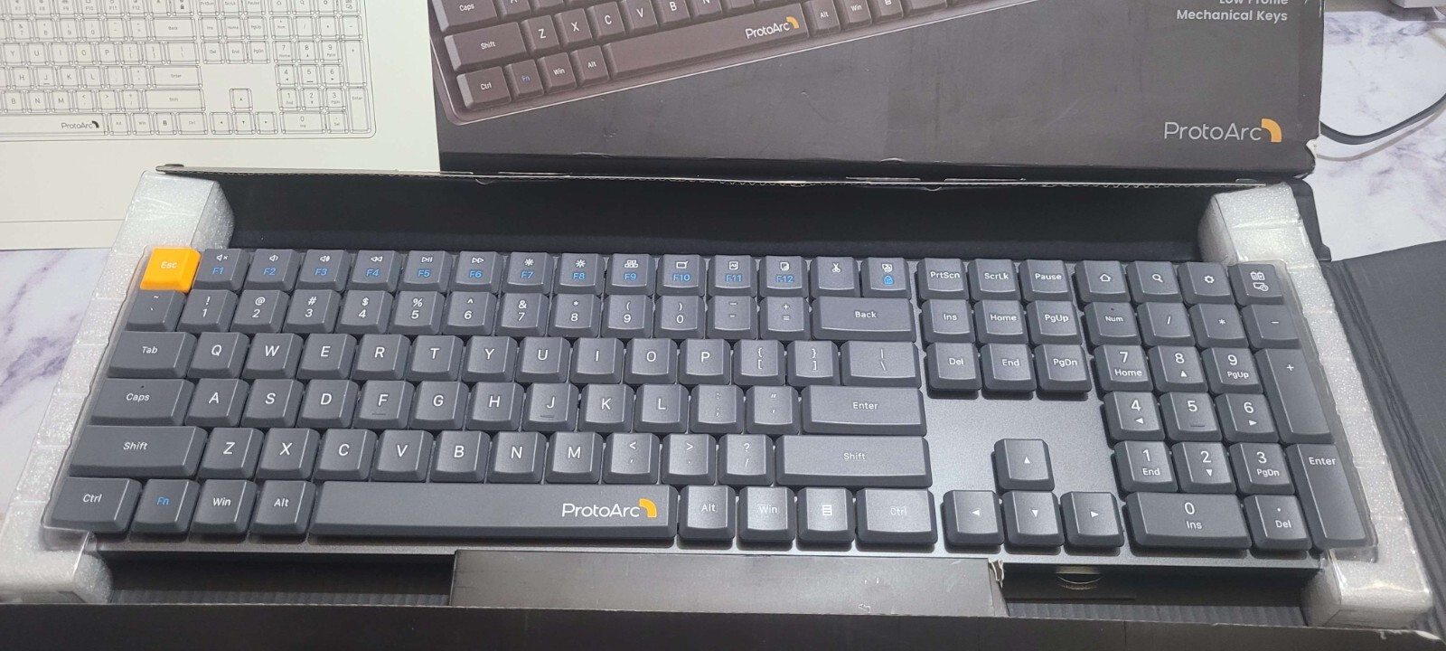ProtoArc K200 2.4GHz Wireless Mechanical Keyboard