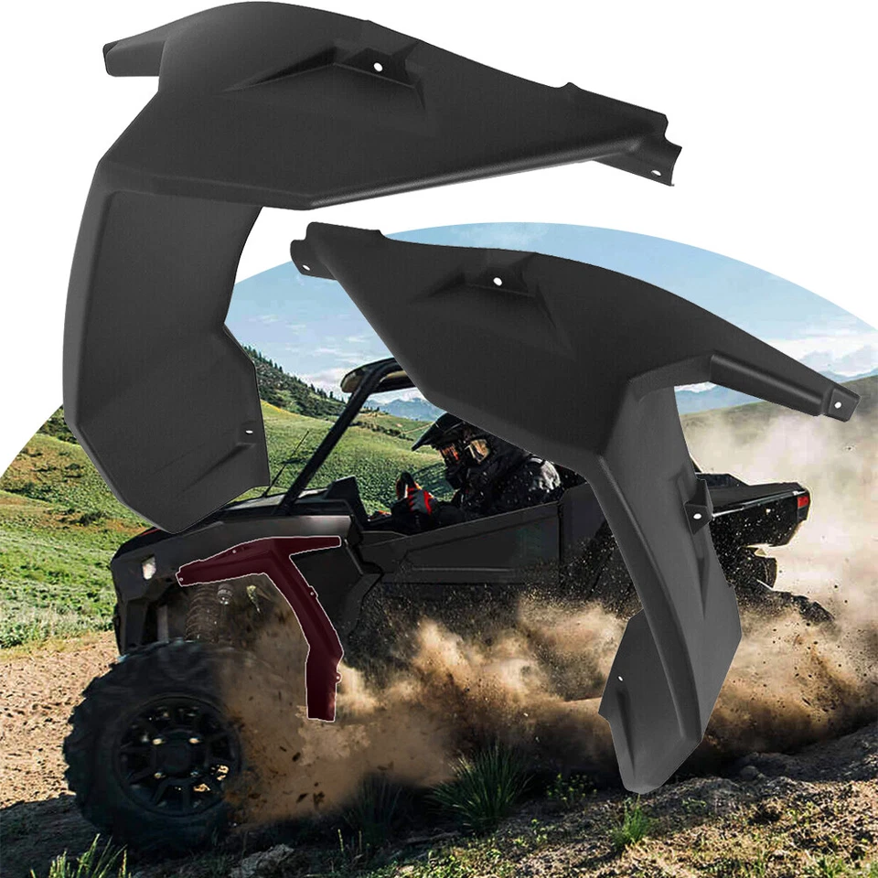 Guardabarros ancho XXL mejorado para Polaris 2014+ RZR S/XP 1000 4 900 TURBO Foto 3 de 4