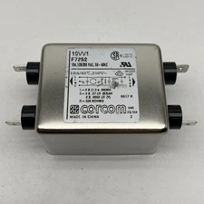 Corcom 10VV1 Power Line RFI EMI Filter for Emission Control 10A 125/250V F7252
