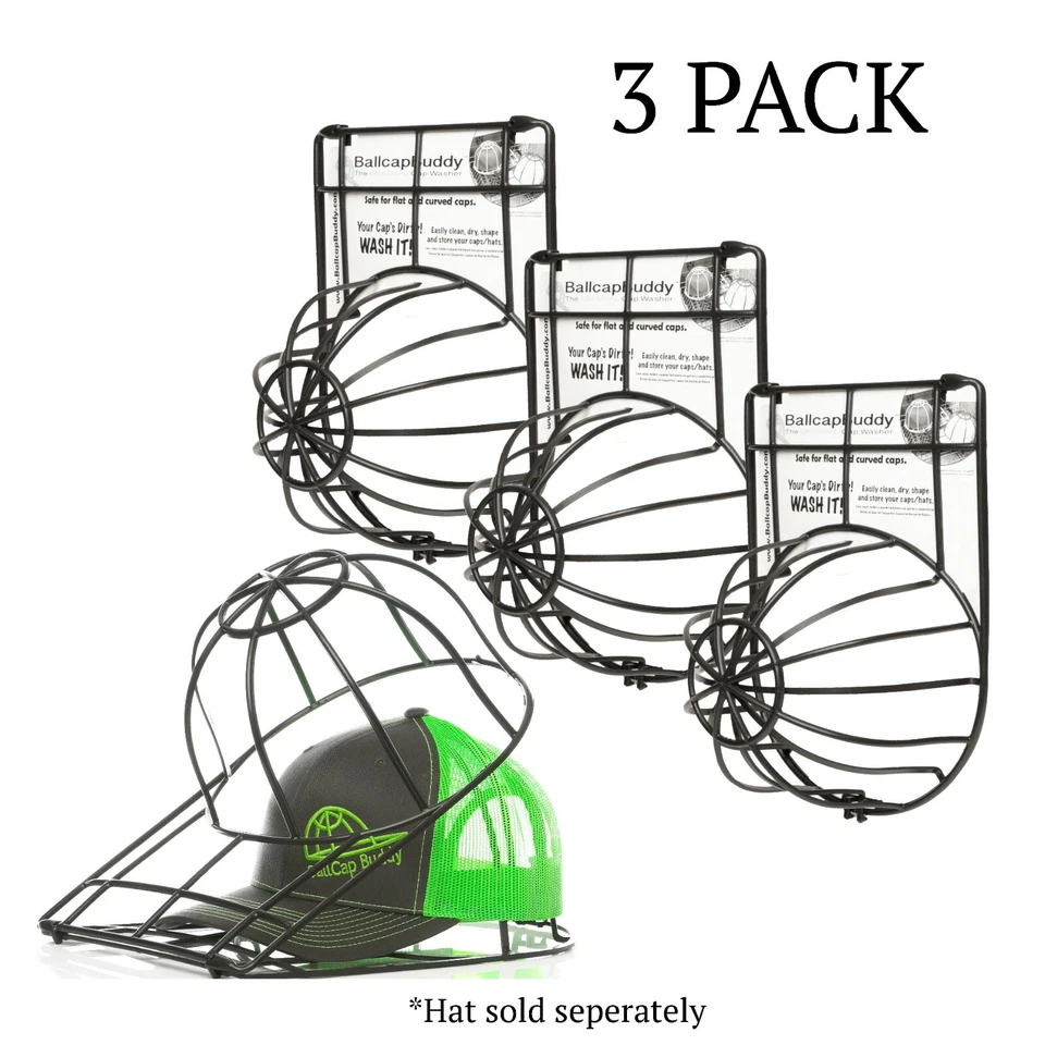 Шариковая кепка Buddy шапка стиральная машина бейсбольная кепка очиститель рама - сделано в США - Изображение 2 из 4