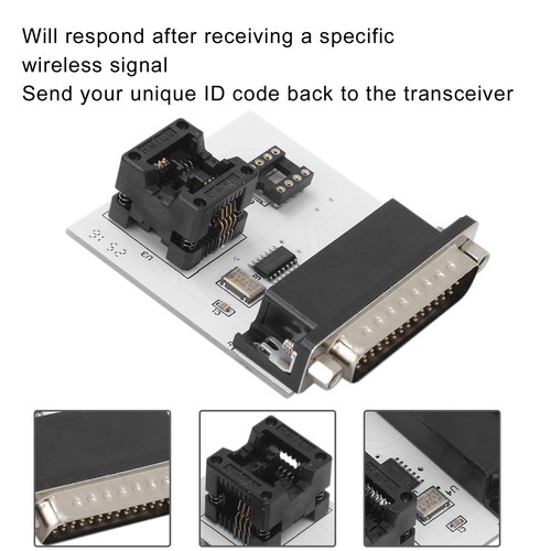 Car RFID Adapter Metal Transponder With Read Write Protection Function For IPROG