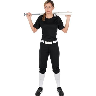 Mizuno Juniors Girls Softball Stretch Prospect Pants Black Medium NEW