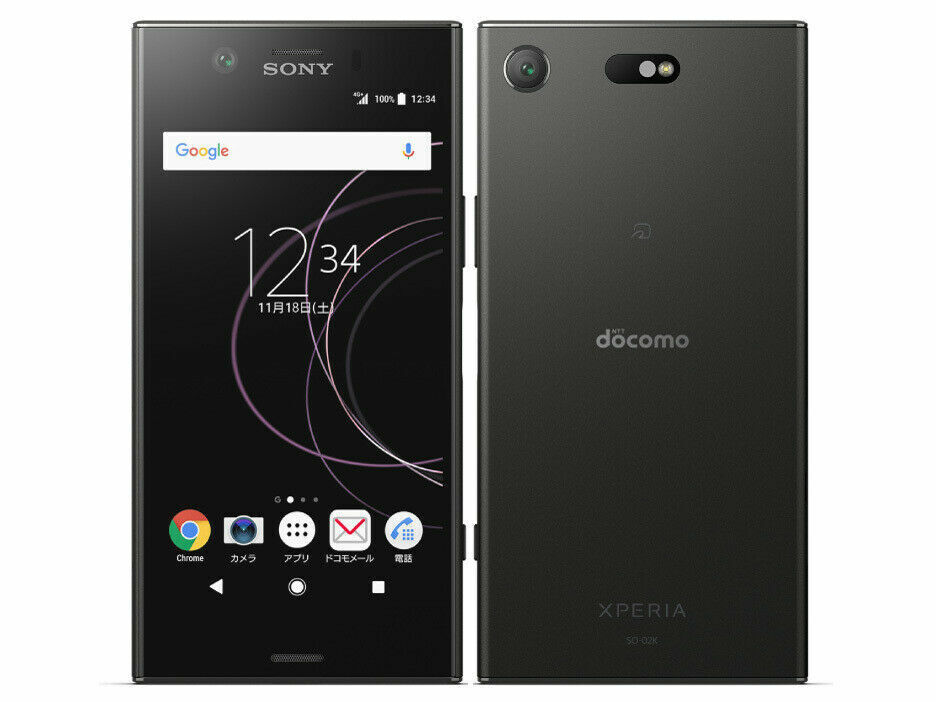 お得高評価 超美品 SO-02K Xperia XZ1 Compact ブラック スマホ 安心保証 即日発送 スマホ 中古本体 白ロム 中古  DoCoMo SONY あす楽 土日祝発送OK：エコスタ！