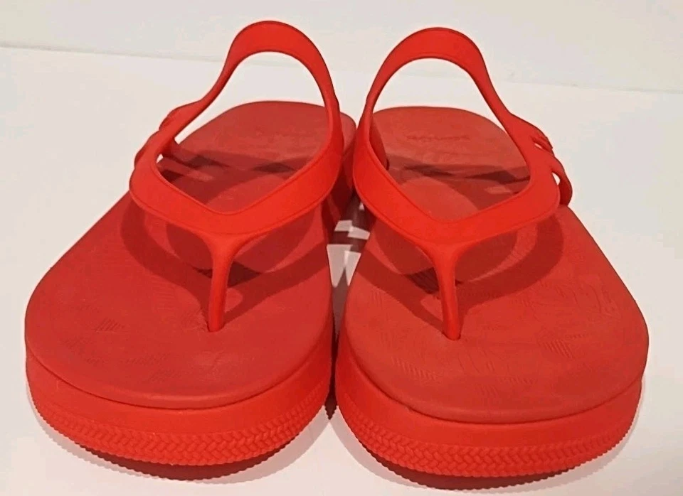 Ropa de playa Sanuk agridulce roja para mujer talla 8 ecológica espuma EVA tropical Foto 4 de 4