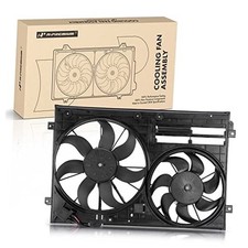 Engine Radiator Cooling Fan Assembly Compatible with Volkswagen Audi Models