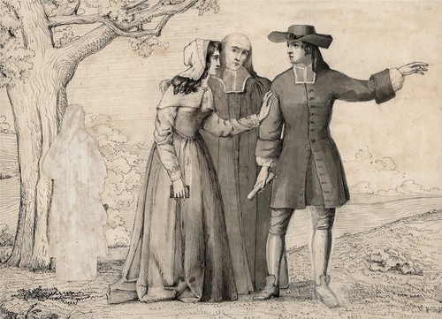 Pre-Raphaelite Style Scene - Antique - Watercolour Painting - 19th ...