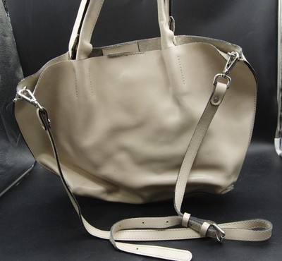 Gianni Chiarini Echtleder beige Schultertasche Handtasche verstellbarer Riemen B834