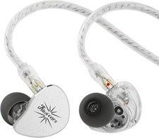 Linsoul Kiwi Ears Belle 10Mm DLC Dynamic Driver In-Ear Monitor, Hifi Wired Earbu