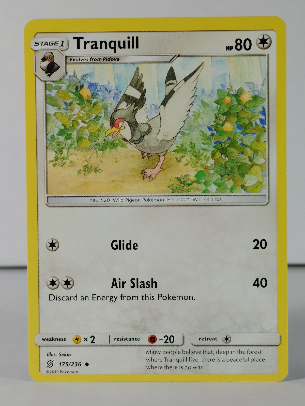 Tranquill - SM Unified Minds - POKEMON - 175/236 - singles