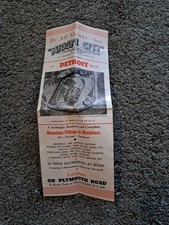 Vintage Midget City Detroit Brochure