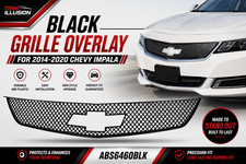 Black Mesh Grille Overlay Fits 2014-2020 Chevy Impala Front Grill Cover Black Mesh Grille Overlay Fits 2014-2020 Chevy Impala Front Grill Cover